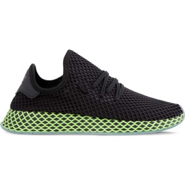 Adidas Deerupt Runner Core Black Core Noir Bleu Cendré le noir