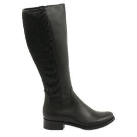 Boots noires à élastique Arka 7152 le noir