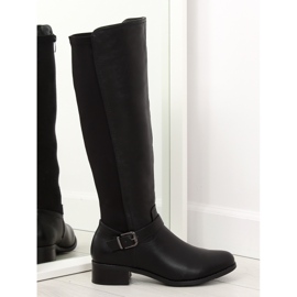 Bottes noires pour femmes PE179P noir