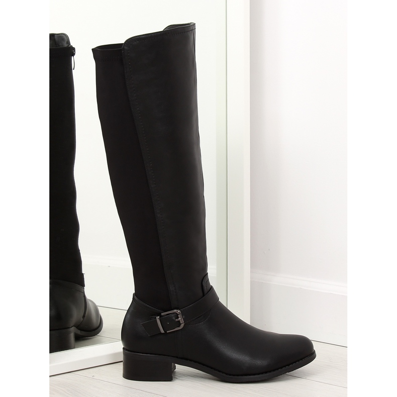 Bottes noires pour femmes PE179P noir le noir