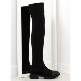 Bottes noires élastiques RB12 noir