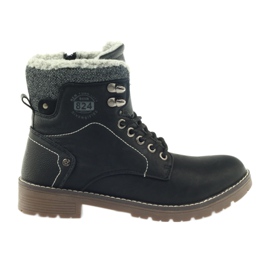 Bottines noires à lacets DK2025 le noir