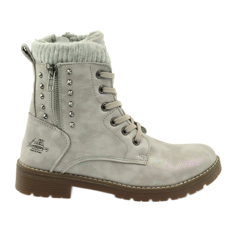 DK Boots Timberki sur fourrure gris perle DK Boots Timberki sur fourrure gris perle