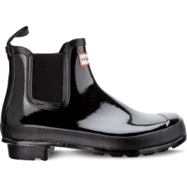 Hunter Femme Original Gloss Chelsea Rgl Noir