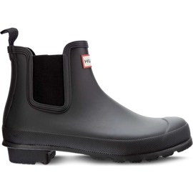 Hunter Femme Original Chelsea Black noir
