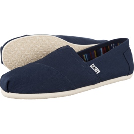Toms Photo sur toile homme classique Alpargata 866 bleu marine