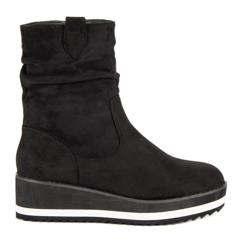Primavera Bottines compensées noires le noir