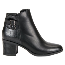 Filippo Bottines classiques à talons hauts le noir
