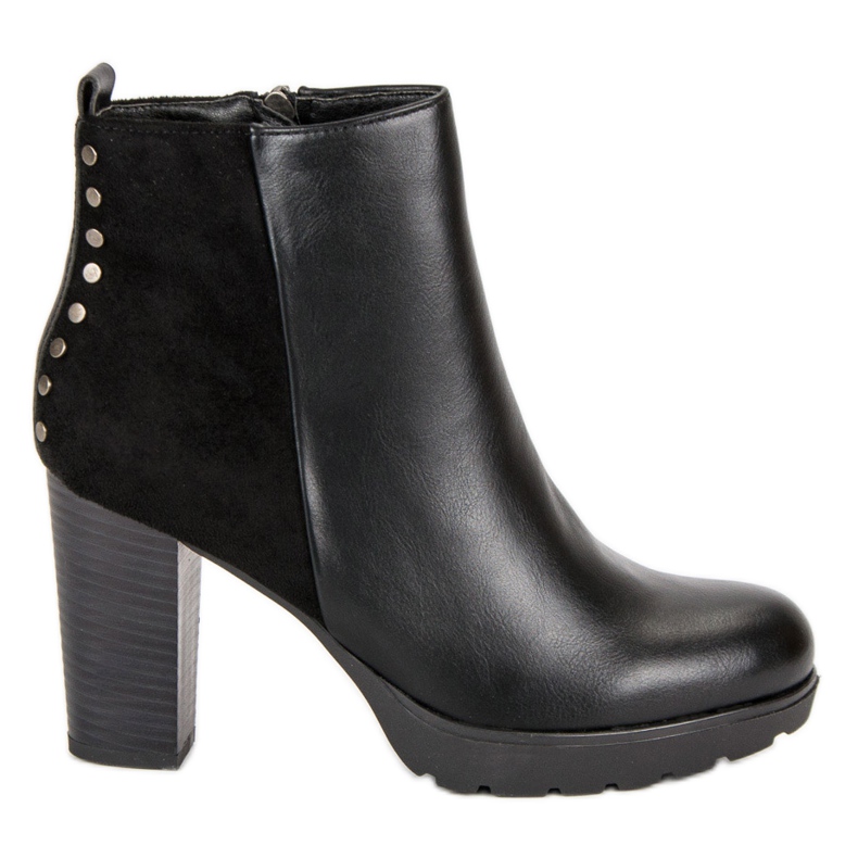 Weide Bottes élégantes pour l'automne le noir