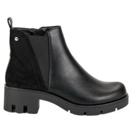 Lucky Shoes Bottes d'automne confortables noir