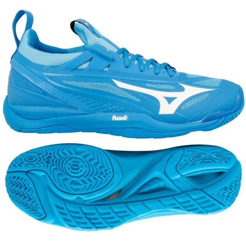 Chaussures de handball Mizuno Wave Mirage 2.1 M X1GA185098 bleu bleu