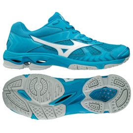 Mizuno Wave Bolt 7 M V1GA186098 chaussures de volley-ball bleu bleu Mizuno Wave Bolt 7 M V1GA186098 chaussures de volley-ball bleu bleu
