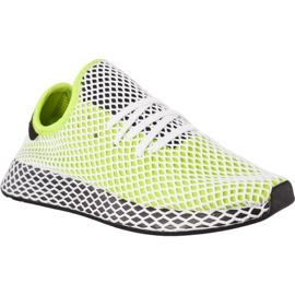 Adidas Deerupt Runner Semi Solaire Slime Core Noir Core Noir vert Adidas Deerupt Runner Semi Solaire Slime Core Noir Core Noir vert
