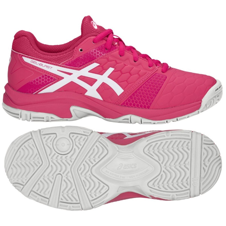 Chaussures de handball Asics Gel Blast 7 Gs Jr C643Y -700 rose rose Chaussures de handball Asics Gel Blast 7 Gs Jr C643Y -700 rose rose