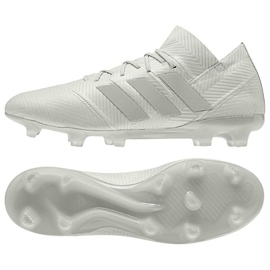 Les chaussures de football adidas Nemeziz 18.1 Fg M blanc