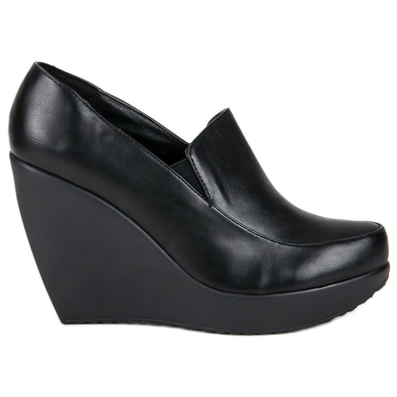 J. Star Talons compensés noirs le noir