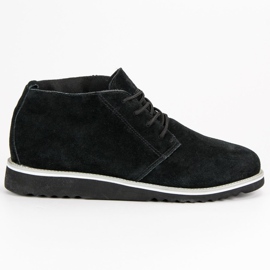 New Age Bottes hommes noires le noir