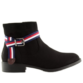 Bottines Chelsea noires pour femmes 99-150 Noir le noir