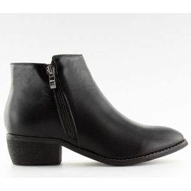 Bottines Chelsea noires pour femmes 9082 Noir le noir