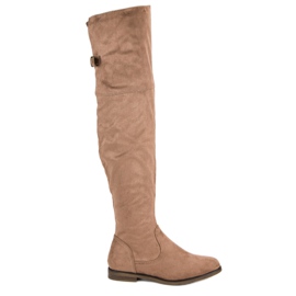SDS Cuissardes en daim brun