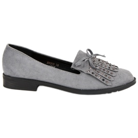 Sergio Todzi Mocassins en daim gris