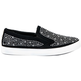 J. Star Baskets noires slipons le noir