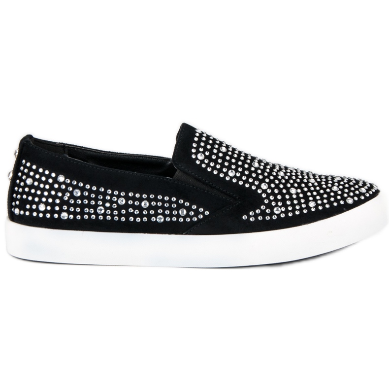 J. Star Baskets noires slipons le noir J. Star Baskets noires slipons le noir
