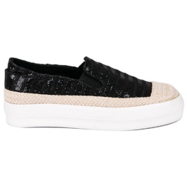 J. Star Espadrilles Noires le noir J. Star Espadrilles Noires le noir