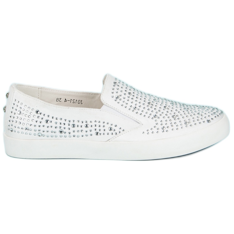 J. Star Baskets slipons blanches