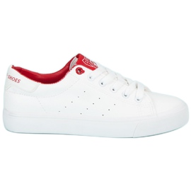 J. Star Baskets à lacets blanc