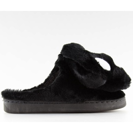 Chaussons noirs pour femmes DD93 noir le noir