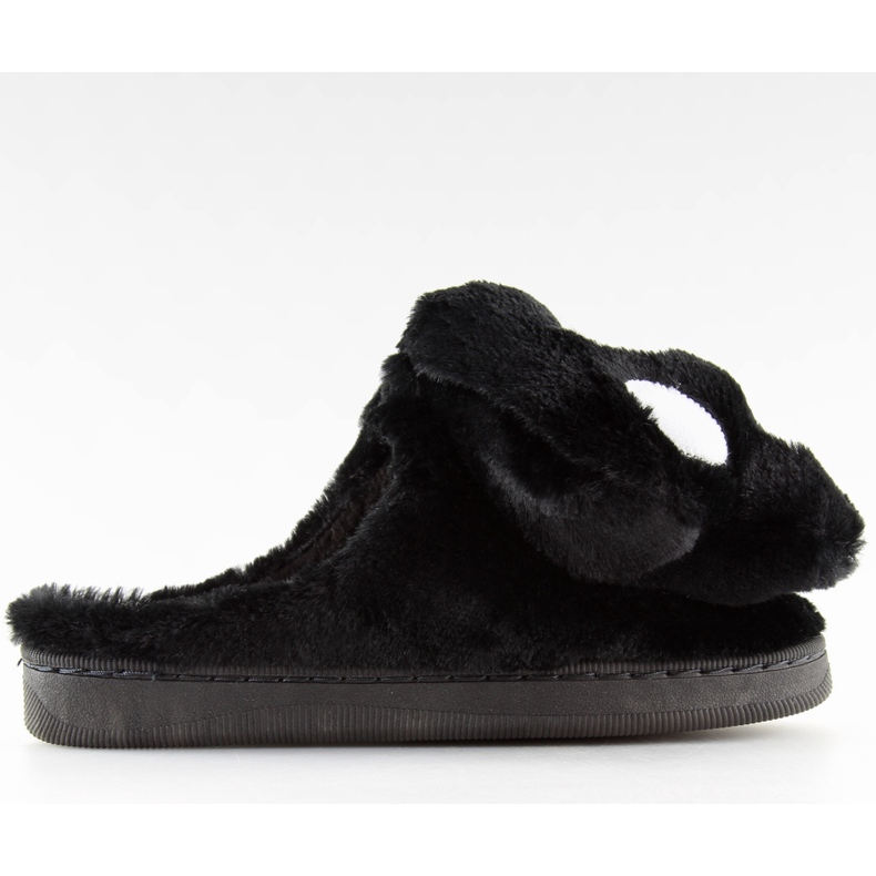 Chaussons noirs pour femmes DD93 noir le noir