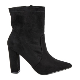 Seastar Bottines en daim noir le noir