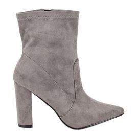 Seastar Bottines en daim gris