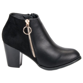 Mannika Bottes noires d'automne le noir