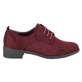 Seastar Bottines bordeaux nouées rouge Seastar Bottines bordeaux nouées rouge