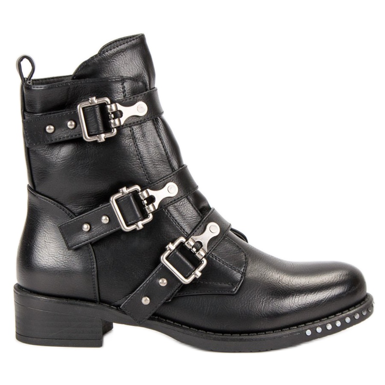 Seastar Bottes de rock le noir