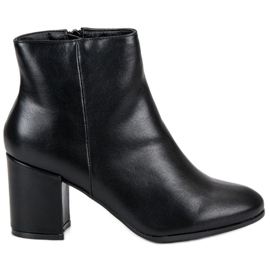Weide Bottines chaudes noires le noir