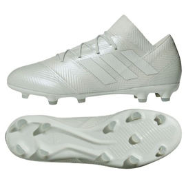 Les chaussures de football adidas Nemeziz 18.2 Fg blanc