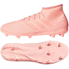 Les chaussures de football adidas Predator 18.2 Fg rose