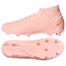 Les chaussures de football adidas Predator 18.3 Fg rose