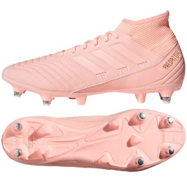 Chaussures de foot Adidas Predator 18.3 SG M D97850 rose Chaussures de foot Adidas Predator 18.3 SG M D97850 rose