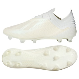 Chaussures de foot Adidas X 18.1 Fg M DB2247 blanche Chaussures de foot Adidas X 18.1 Fg M DB2247 blanche