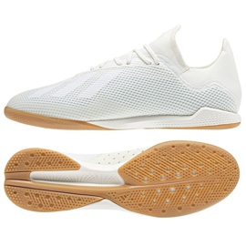 Chaussures indoor adidas X Tango 18.3 In M blanche Chaussures indoor adidas X Tango 18.3 In M blanche