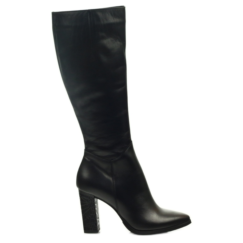 Bottines Espinto 185 noires sur le montant le noir
