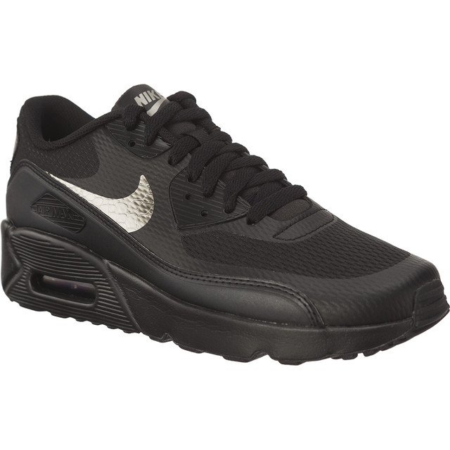 Nike Air Max 90 Ultra 2 0 Gs Noir Noir Étain Métallisé le noir