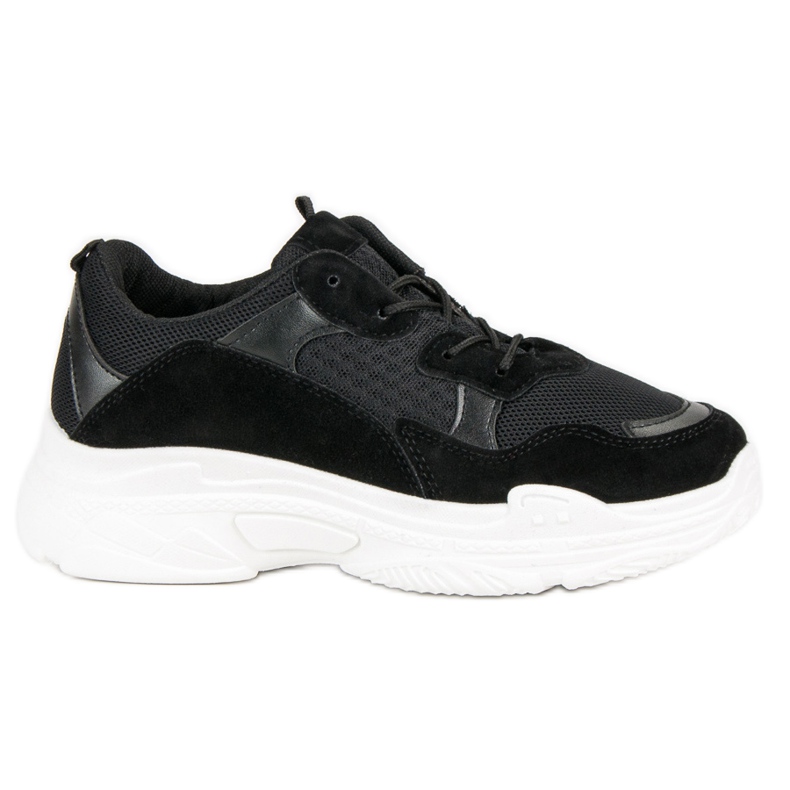 Chaussures de sport décontractées le noir