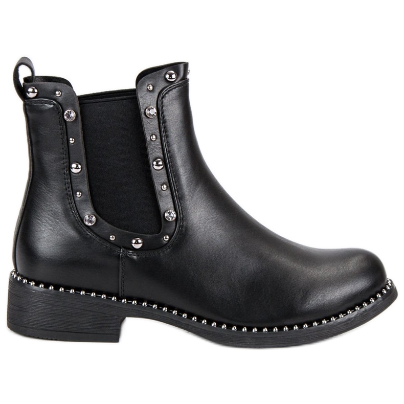Erynn Bottes Rock Boot Jodhpur le noir