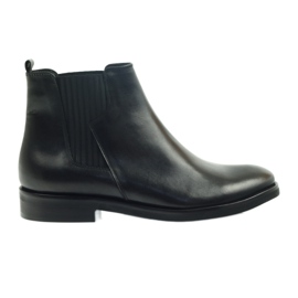 Bottines Edeo noires, slip-on 3244