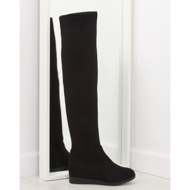 Bottines compensées noires 168-108 noir